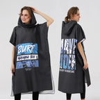 Custom Synthetic Anti-Odor Beach Changing Robe Poncho
