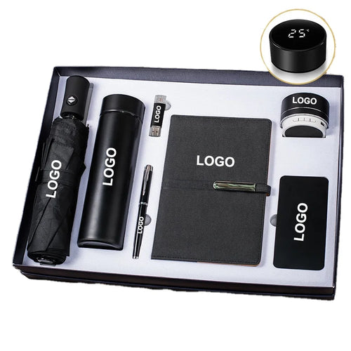 Custom Corporate Executive Gift Set with Logo - The Ultimate Welcome Bundle
