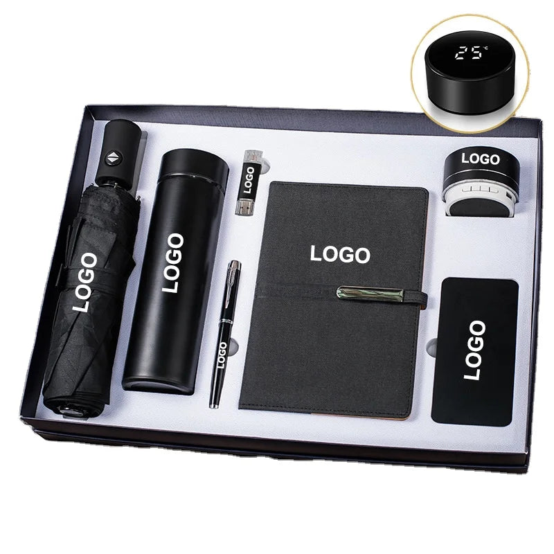 Custom Corporate Executive Gift Set with Logo - The Ultimate Welcome Bundle
