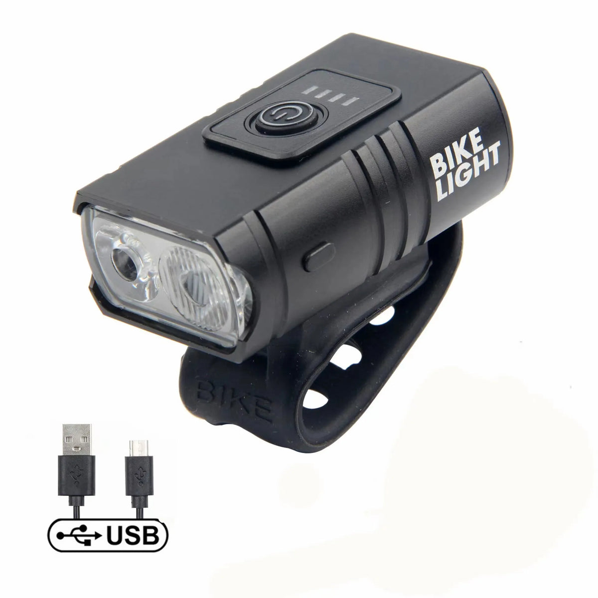 Wholesale 1000LM USB Bicycle Front Light with Logo | MOQ 1
