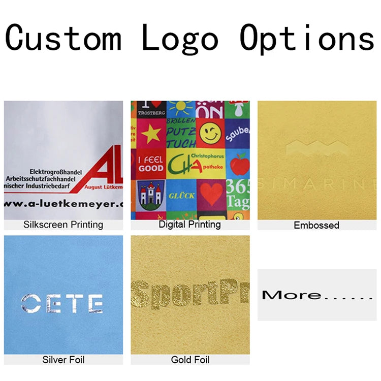 Custom Microfiber Jewelry Polishing Cloths | MOQ 100 | 10-Day Lead Time