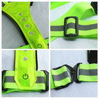 Custom ANSI Class 2 LED Reflective Vest with Logo | MOQ 1 pc