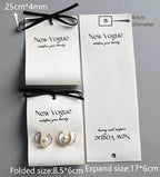Custom Paper Jewelry Display Cards with Logo | MOQ 100