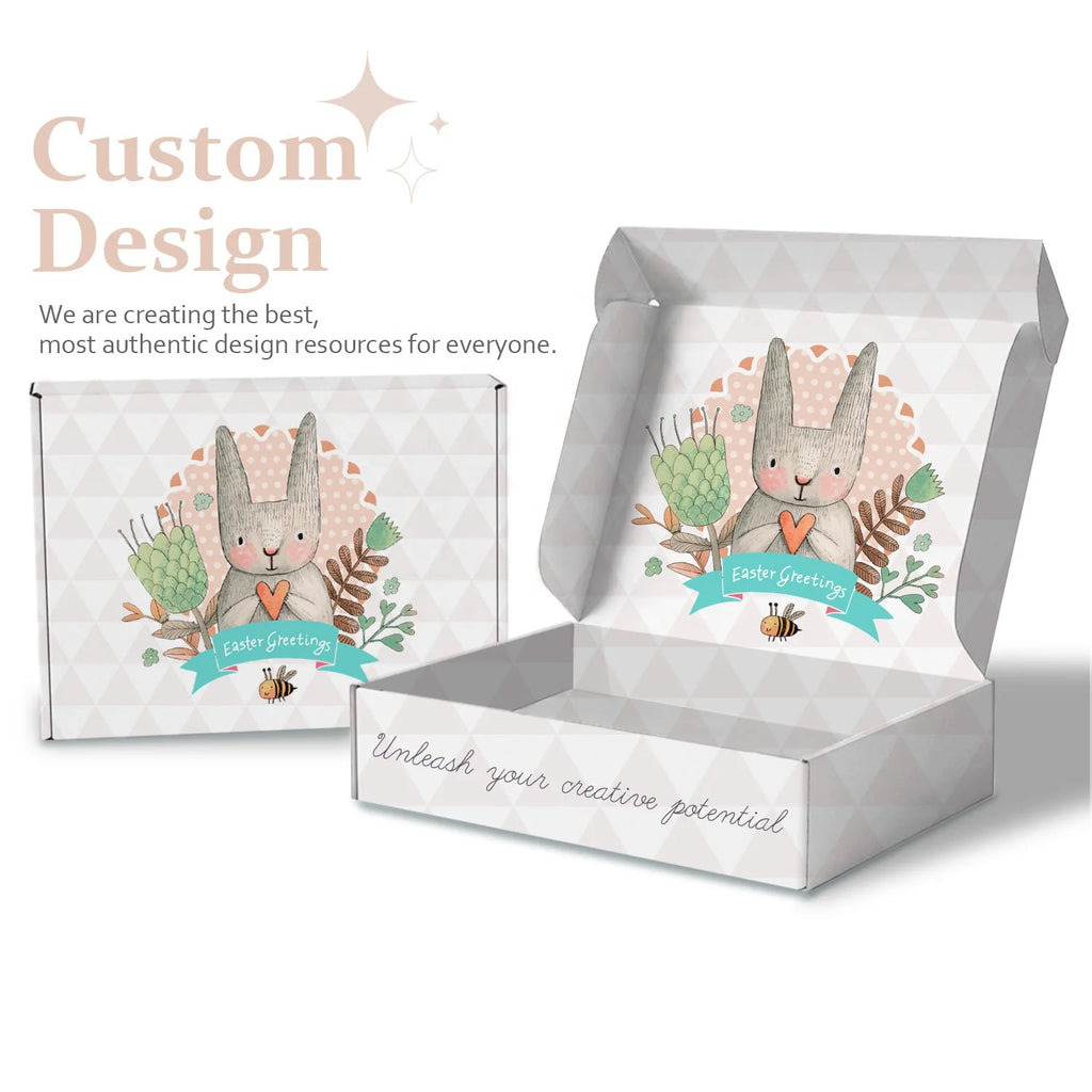 Collapsible Corrugated Box Custom Print | 500 MOQ, Free Sample, 8 Finishing Options