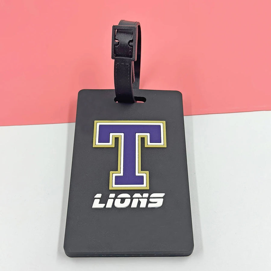 Custom PVC Luggage Tags with Logo | 50 MOQ | Travel Branding