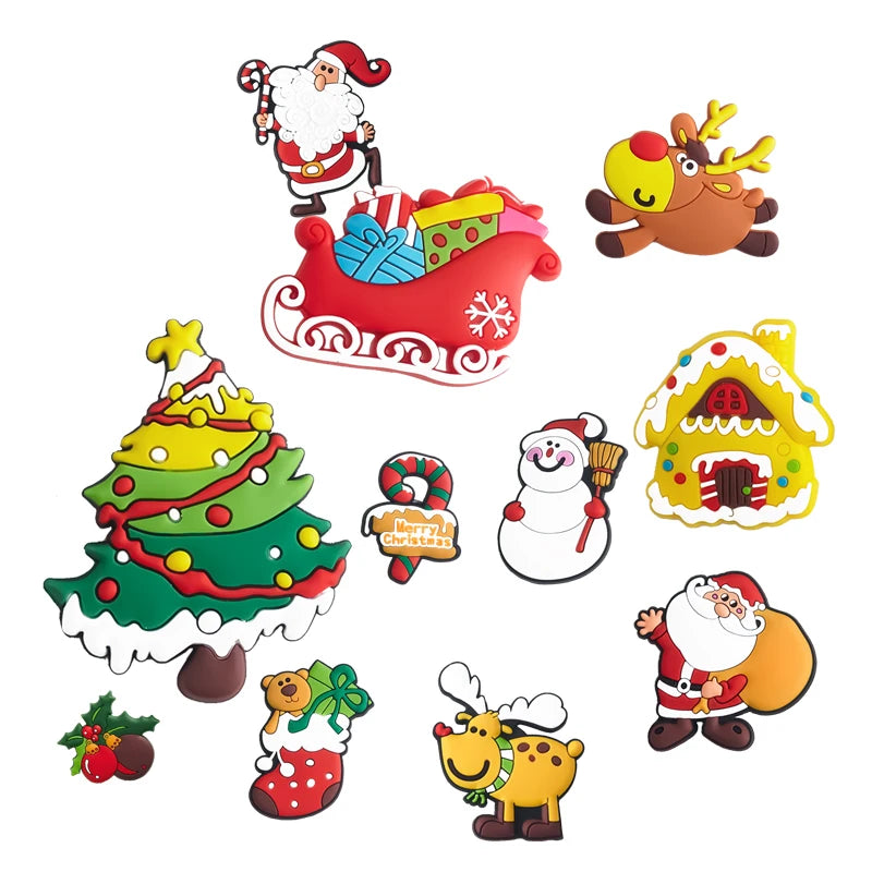 Custom PVC Magnets 100 pcs | Christmas Motifs