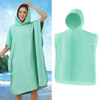 Custom Synthetic Anti-Odor Beach Changing Robe Poncho