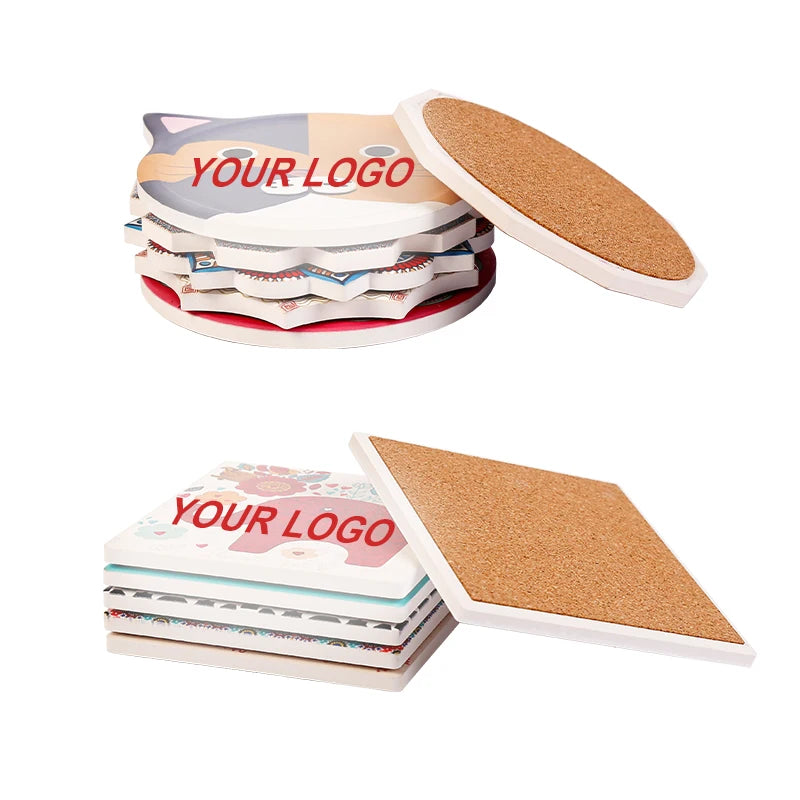 Custom Ceramic Coasters | 500 MOQ | 12-Day Lead Time