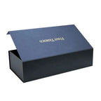 Custom Luxury Rigid Gift Box 200 MOQ | Magnetic Closure Cardboard Box with Hot Stamping for Clothing & Cosmetics