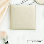 2x Magnifying Pocket Mirrors | Champagne Gold | MOQ 50