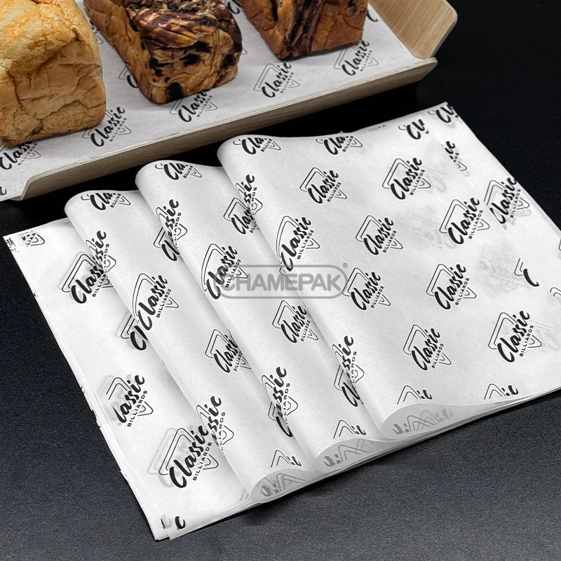 Custom Eco-Friendly Food Wrapping Paper | FDA Certified | Biodegradable | Bulk
