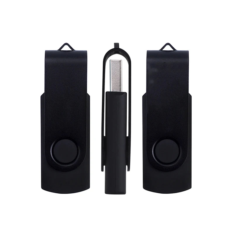 Custom USB Drive 4GB-128GB | 100 Pcs MOQ Swivel Promotional Flash Drive