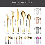 Custom Luxury Flatware Set with Logo | 300 MOQ | 7-Day Lead