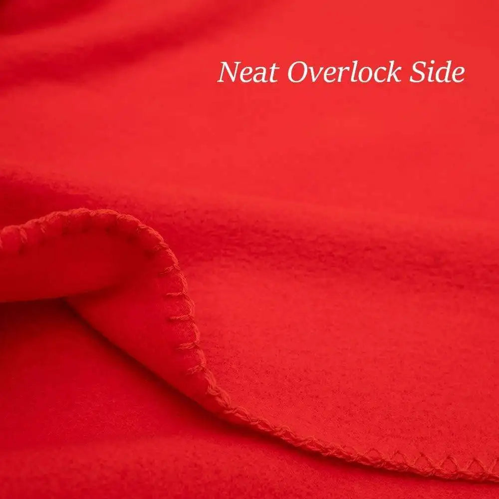 Custom Polar Fleece Blanket 300pcs MOQ | 180gsm, Anti-Pilling, AZO Free for Indoor/Outdoor Promotion