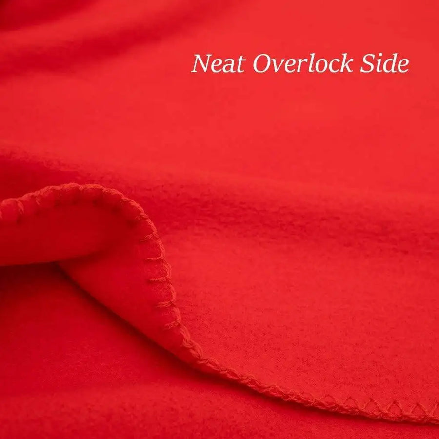 Custom Polar Fleece Blanket 300pcs MOQ | 180gsm, Anti-Pilling, AZO Free for Indoor/Outdoor Promotion