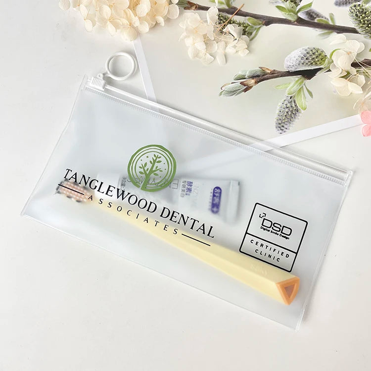 Custom Printed PVC Pouch with Full-Color Print | Waterproof Toiletry Bag for Travel & Gift Packaging