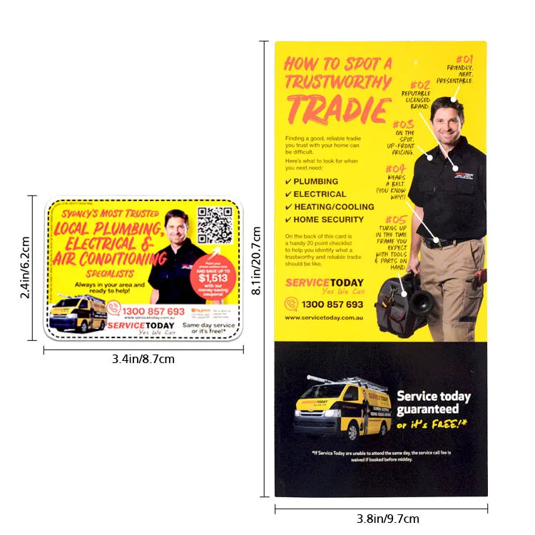 Custom Fridge Magnet 90x65mm | 1,000 Pcs MOQ Business Card Promo