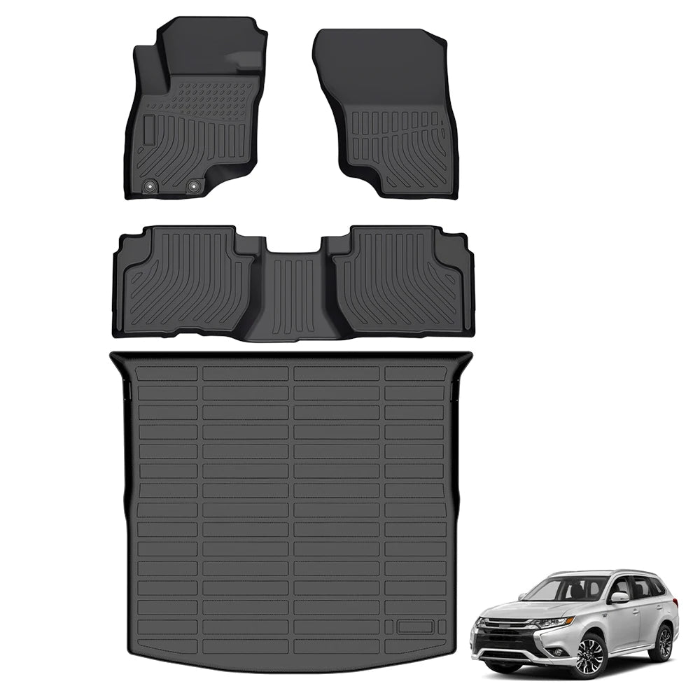 Mitsubishi Outlander PHEV 2018-2022 Custom Fit All-Weather TPE Trunk Mat
