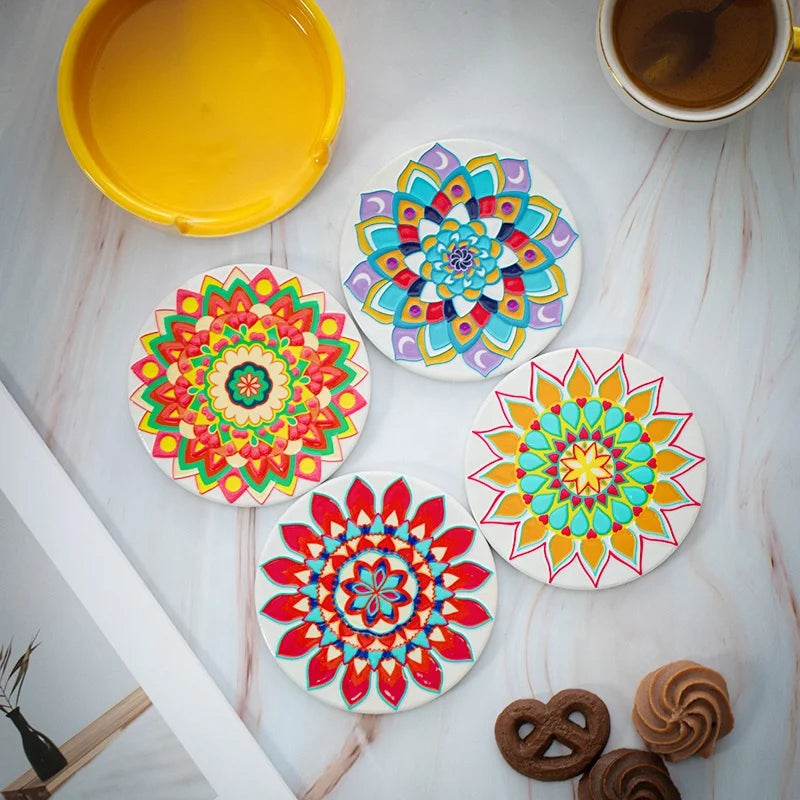 Custom Ceramic Coasters | 7mm | 300 MOQ | 31-Day Lead