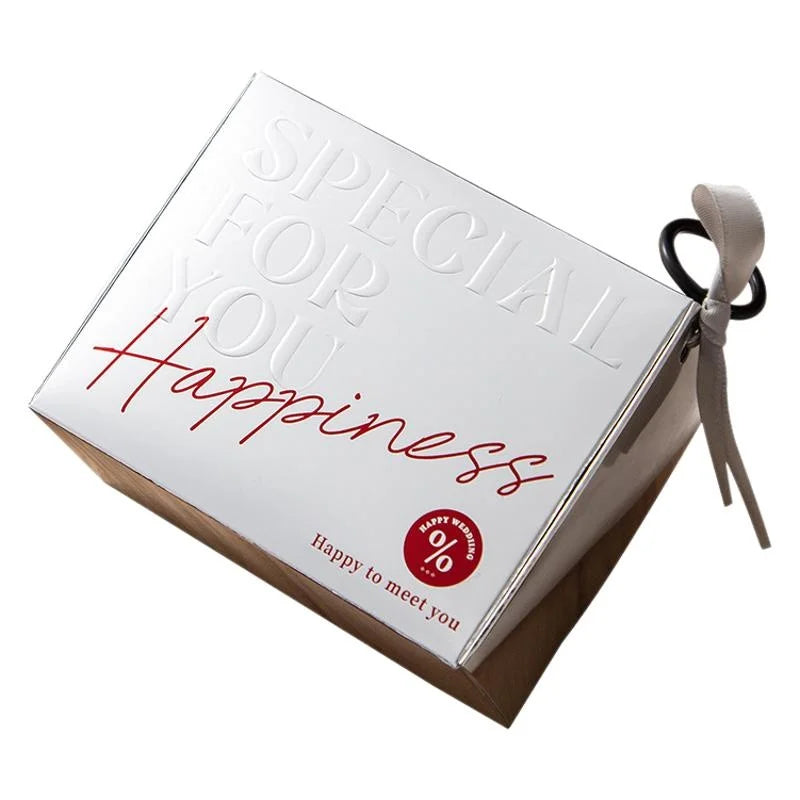 Embossed Rigid Gift Boxes FSC100% | MOQ 1 pc