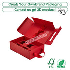 Custom Rigid Magnetic Box with Matte Black Finish | Luxury Packaging OEM Wholesale