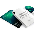 Custom Sprayed Edge Hardcover Book: Gold/Silver/Holographic, Offset Printing, MOQ 500