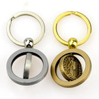 Custom Stainless Steel Spinning Keychain | 7-Day Lead | Negotiable MOQ