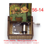 Wooden Hand-Cranked Music Box | Howl's Moving Castle | 10 MOQ | Custom
