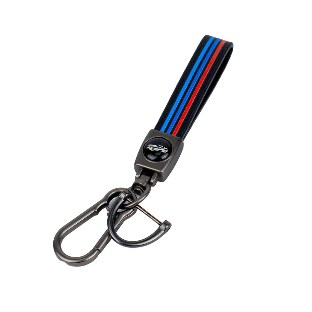 Custom Leather Keychain 50 Pcs | Corporate Gift Hot Stamping & UV Printing