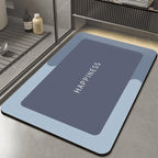 Custom Rubber Bathroom Floor Mat | 4-Layer Absorbent Quick-Dry | Non-Slip Vacuum Seal | MOQ 300