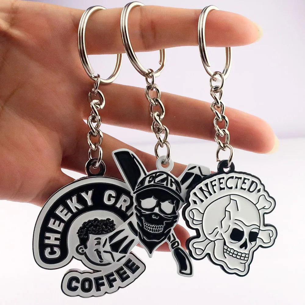 Custom Metal Keychains | Zinc Alloy | 50 MOQ | Enamel & Plating Options