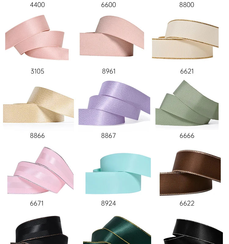 Custom Printed Satin Ribbon | Double-Face | MOQ 2,000 Yards  text