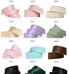 Custom Printed Satin Ribbon | Double-Face | MOQ 2,000 Yards  text