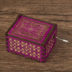 Custom Wooden Music Boxes with Logo | Hand Cranked MOQ 5