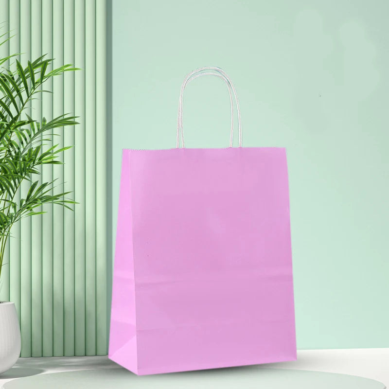 Kraft Paper Bags — Leakproof Bottom, 10,000 Pcs MOQ, Recyclable