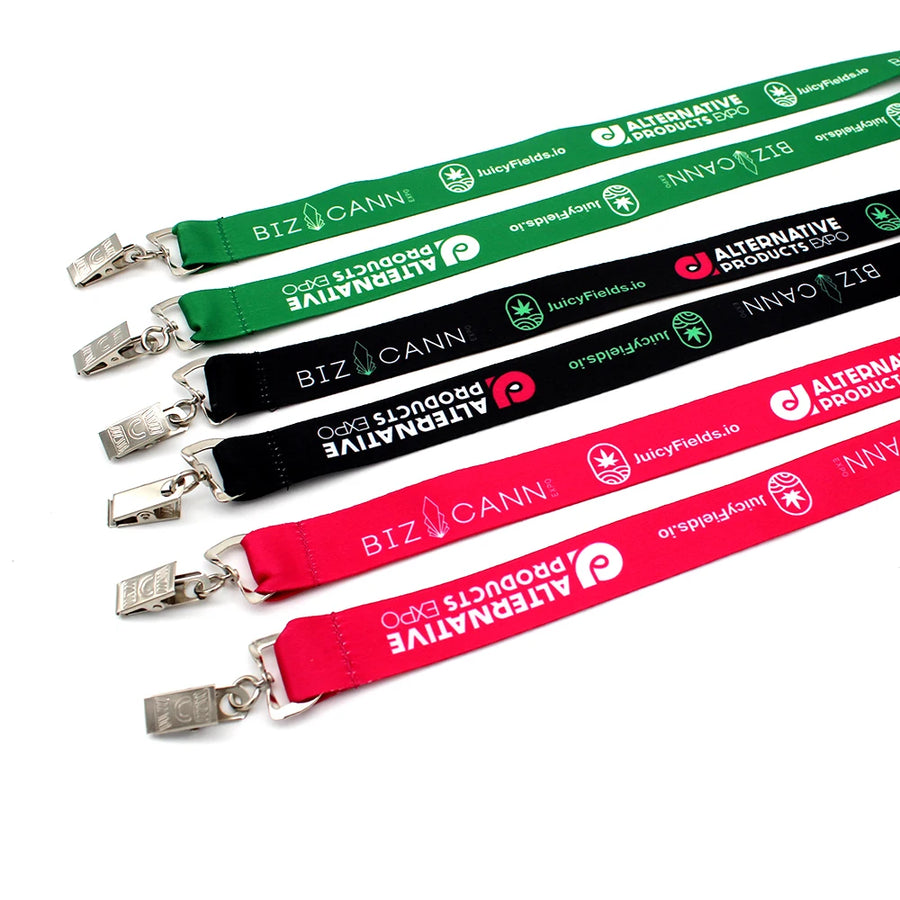 Vibrant Full-Color Personalized Lanyards - Silky Smooth Sublimation Neck Straps for Identity & Branding