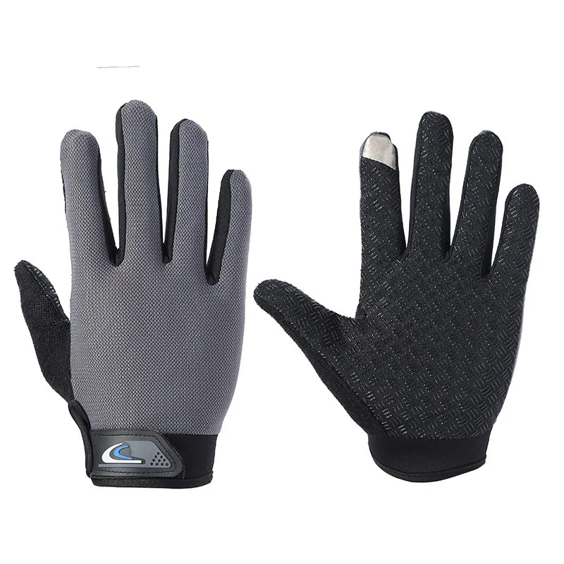 Custom Full Finger Sports Gloves with Logo | Touch Screen Cycling