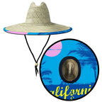 Custom Natural Grass Straw Hat | Summer Beach Logo Patch MOQ 50