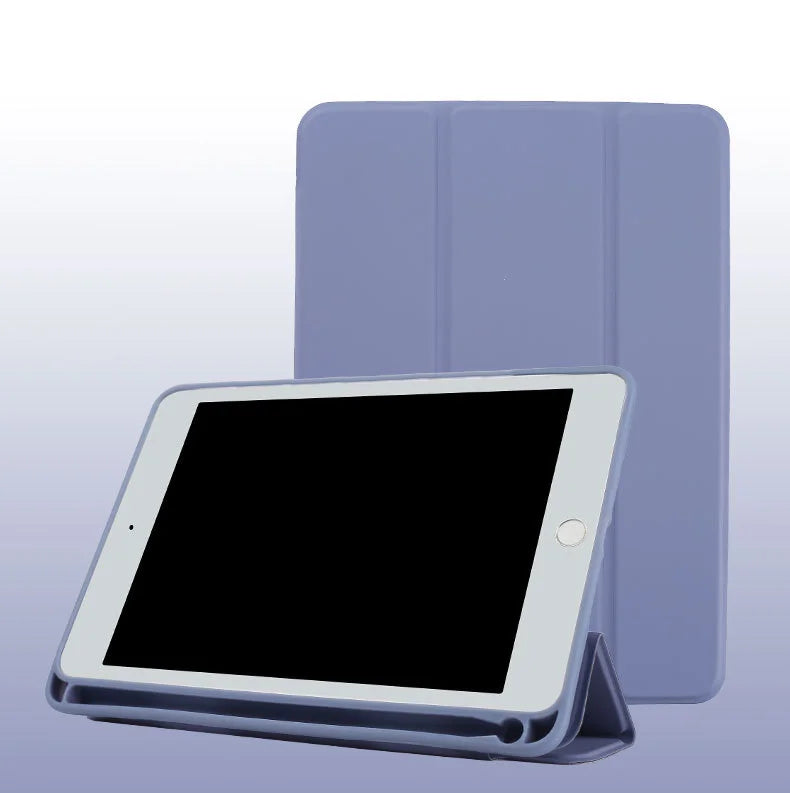 Pu Leather Shockproof Smart Cover Tablet Case – iPad Covers with Pencil Holder for iPad Pro 12.9 & More