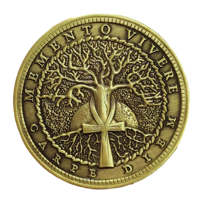 Custom Metal Challenge Coin with 3D Antique Gold | MOQ 10