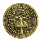 Custom Metal Challenge Coin with 3D Antique Gold | MOQ 10