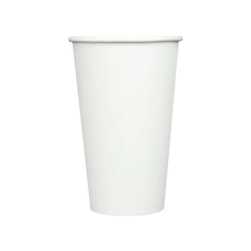 Custom Logo Single Wall Coffee Paper Cup for Cafe and Office