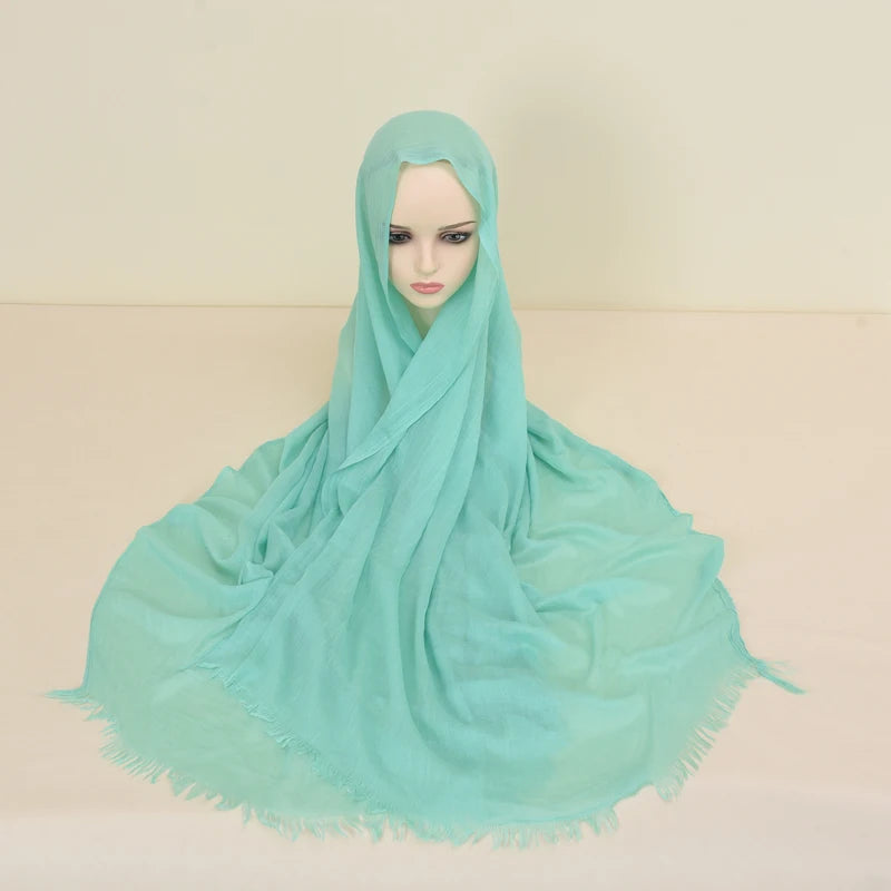 Polyester Silk Satin Hijab | 107x180cm | 24 Colors | Wholesale | Custom Packaging