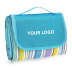 Custom Extra Large Waterproof Sand Free Picnic Blanket with Logo