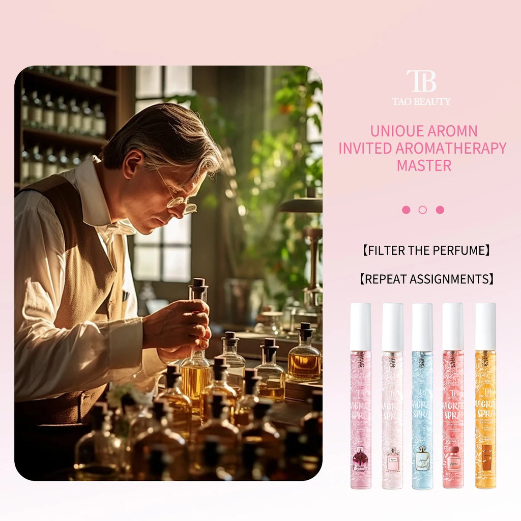 10ml Alcohol-Free Fragrance Spray Set 5pcs | Custom Gift Box