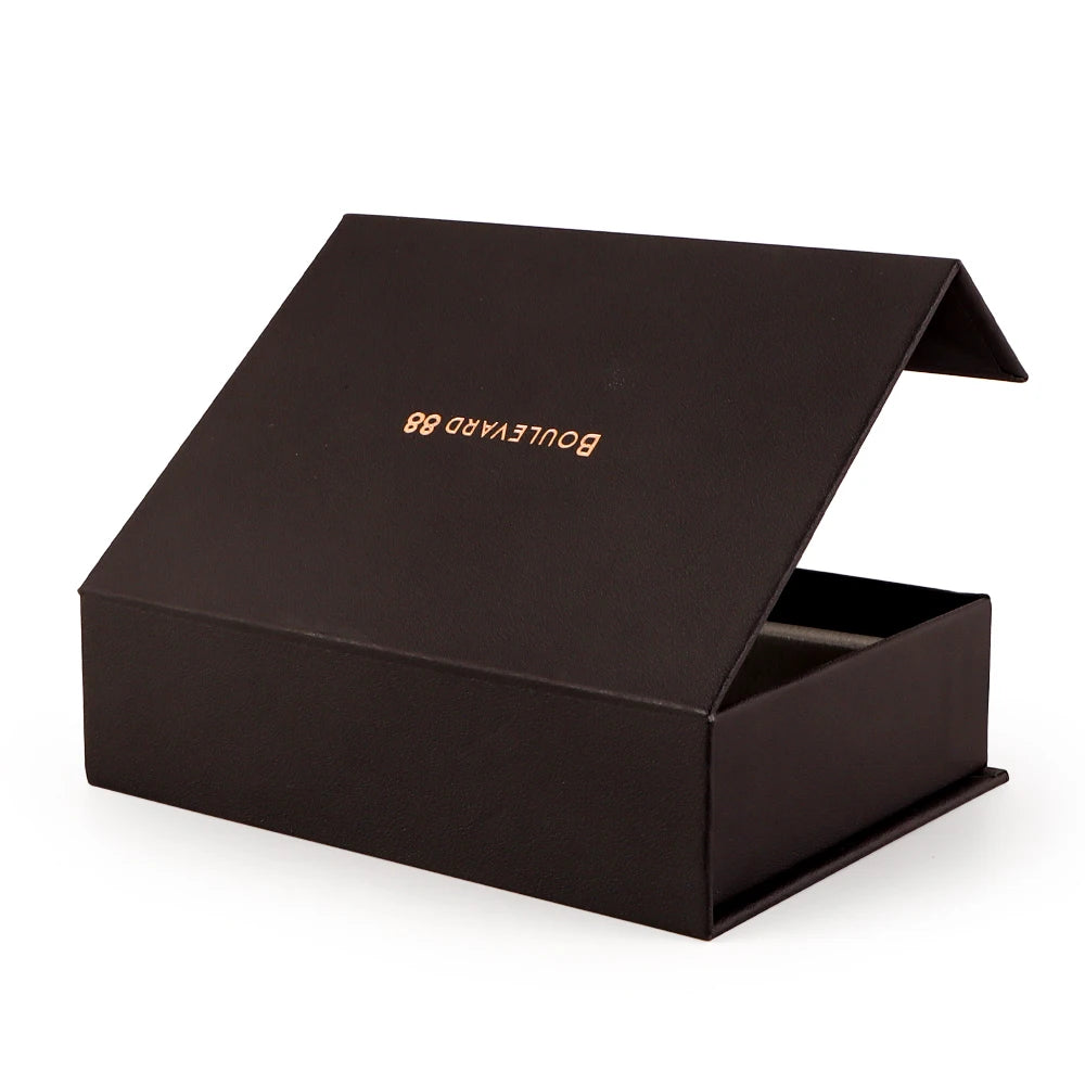 Custom Luxury Rigid Gift Box with Magnetic Closure | 500 MOQ, Matte Finish, Recycled