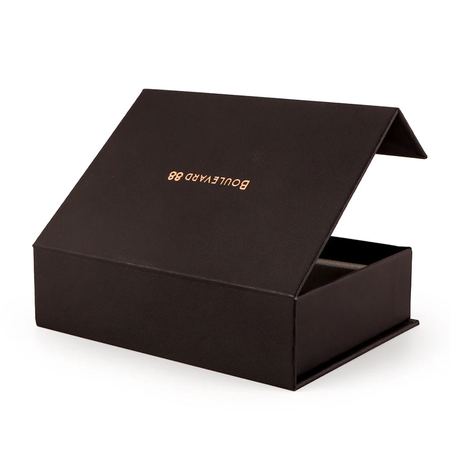 Custom Luxury Rigid Gift Box with Magnetic Closure | 500 MOQ, Matte Finish, Recycled