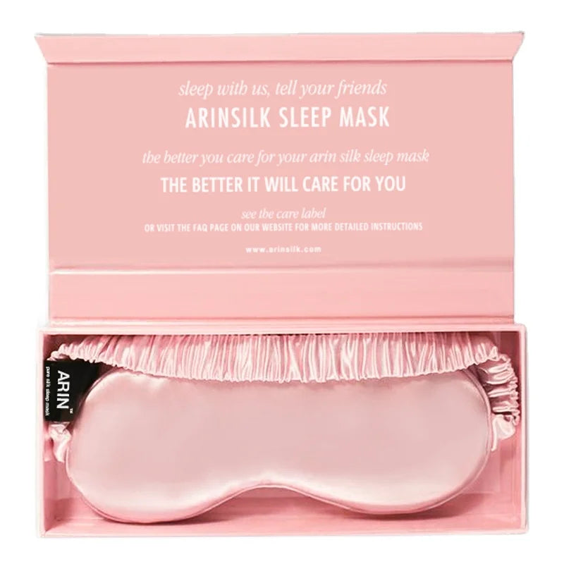 Custom Silk Sleep Mask for Travel, Rest Kits & Branded Wellness Gifts