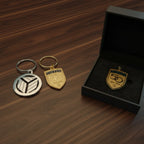 Custom Metal Keychains with Logo | 2-Piece MOQ | Gold Plating