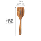 Acacia Teak Wood Utensil Set 9-Piece | Non-Stick | 1 MOQ | Custom Logo